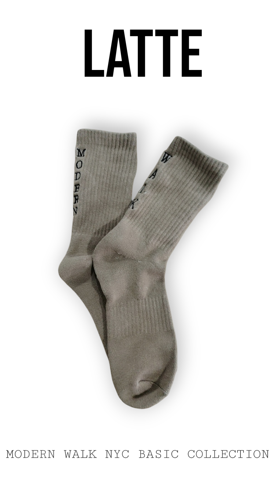 Modern Walk Basic Collection in Latte
