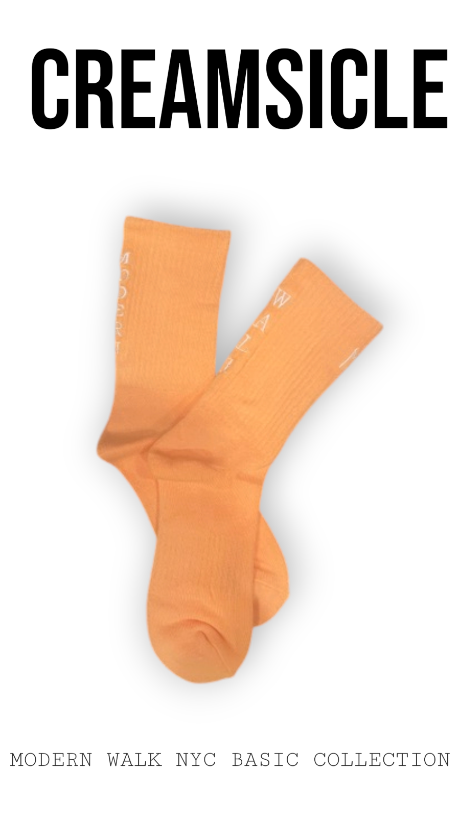 Modern Walk Basic Collection in Creamsicle